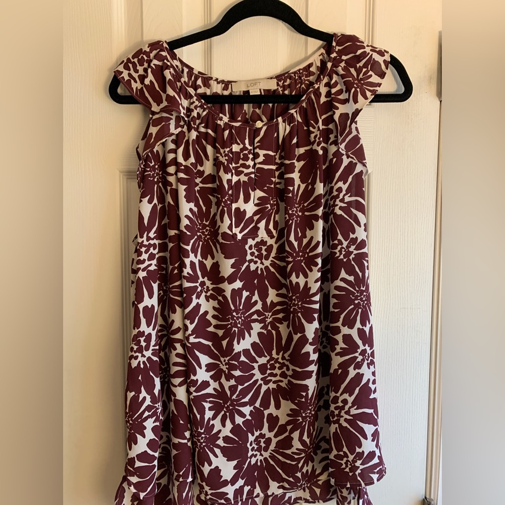 Loft rayon, flowy tunic tank